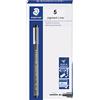 STAEDTLER Pigment Liner, penna a punta fine per disegno, disegno, diario, 1,2 mm, nero, scatola da 5 penne, 308 12-9M