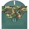 JBYJBX Biglietti d'auguri militari verdi con stampa mimetica semipiegati, 10,2 x 15,2 cm, per tutte le occasioni, vari disegni per compleanno, matrimonio