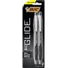 Bic Atlantis Original Retractable Pen 2 Count Black