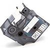 vhbw Cassetta nastro compatibile con Dymo Rhino 6000, 5000, 5200, 4200, 3000, 1000 etichettatrice 3,5m x 19 mm nero su bianco, nylon