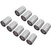 vhbw 10x nastro trasferimento termico compatibile con Citizen CL-S703, CL-S700R etichettatrice, indelebile, 110mmx300m, cera/resina