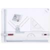 ANKROYU Tavolo da disegno professionale A3 con righelli paralleli Tavolo da disegno ad angolo regolabile Design leggero e portatile per architetti Ingegneri Studenti Disegno tecnic