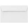 Netuno 50x busta da lettere bianca formato 9 x 14 cmm 100g Lessebo Smooth White busta lettera ecologica senza finestra taglio dritto lembo gommato per compleanni matrimoni inviti partecipazioni
