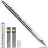TopHomer Matite meccaniche in metallo da 0,9 mm con 8 mine 2B e 4 gomme, perfette per scrivere, disegnare e fare schizzi