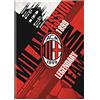 Franco Panini. Set 6 Quaderni AC Milan Rigo Q Quadretti 5mm con Margine Quadernoni Scuola 100gr