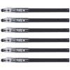 PILOT Set di 6 penne Roller FRIXION Ball Stick punta 07, colore: Nero