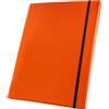 Netuno 1x cartellina portadocumenti arancione formato A4 dorso 20 mm con elastico cartella porta documenti cartone polypropylene