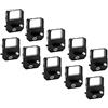 vhbw 10x nastro inchiostrato compatibile con Seikosha QS-100, QR-370, QR-350, TP 10, ST 5, ST 10 stampante ad aghi - nero