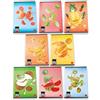 Pigna Maxi Quaderni A4 Frutta, Confezione Da 10 Pezzi, 02307681R, Righe