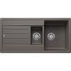 BLANCO LEGRA 6 S 527271, SILGRANIT grigio vulcanico, reversibile, senza controllo di scarico
