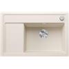 BLANCO ZENAR XL 6 S Compact | Lavello in granito bianco morbido | Tipo di montaggio: montaggio superiore | bacino principale destro | per sottolavelli larghi 60 cm | grande bacino | facile da pulire