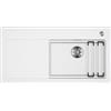 BLANCO ETAGON XL 6S | Lavello in granito bianco | Tipo di montaggio: montaggio superiore | per sottolavelli larghi 60 cm | Concetto di sistema con guide ETAGON versatili | [100 x 51 x 20,2 cm]