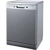 INFINITON ELECTRONICS LAVASTOLE DIW-60.6S INFINITON (A++, SILVER, Display LED, 12 Servizi, Extra Drying, Controllo Elettronico, Easyplay, Indipendente)