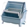 ZGHQHCDRH Scolapiatti, Cucina Grande Coperchio Doppio Strato Contenitore di Plastica Scolapiatti for la Casa Stoviglie Ciotola Scatola di Immagazzinaggio Bacchette Scolapiatti(Pink)