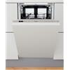 Whirlpool WSIC 3M27 - Lavastoviglie slim da 45 cm, 10 coperti, classe A++, Sesto senso