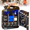 YZHYYDS Mini barattolo di lattine di Natale, barattolo di taniche di Natale da 20 litri, set personalizzato di mini barattoli di whisky, design stile fusto, struttura resistente, design bello ed elegante