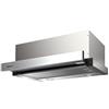Taurus TS60IXAL - Cappa aspirante, telescopica, in acciaio inox, 2 velocità, LED, 60 cm larghezza, 65 W, estrazione 380 m3/h, filtri alluminio multistrato lavabili