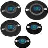 G GRIMALDI Set Piattelli Fuochi Compatibili Con Ariston Hotpoint | C00288620, C00288619, C00288481 | Ricambio Qualità per Piano Cottura a Gas | Resistenza al Calore | Facile Installazione
