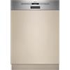 Neff S145ECS15E, N 50, Smart lavastoviglie parzialmente integrata 60 cm, lavabile in lavastoviglie, Made in Germany, cassetto portaposate, molto silenzioso, Open Dry, forte pulizia con Chef 70ºC,
