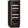 KLARSTEIN Cantinetta Vino Refrigerata a Zona Doppia per Interno/Esterni, Frigo Bar, Cantina Vino con Vetrina, Mini Frigo con Protezione UV, Frigorifero Piccolo Touch Control 5-22°C, 53L 17 Bottiglie