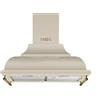 Smeg KC16POE Cappa aspirante a parete Oro 788m³/h A cappa aspirante