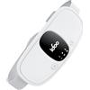 iDOO Fascia Riscaldante per Dolori Mestruali, 3 Calore, Bianco,Regalo Mamma | Cuscinetto riscaldante cordless con massaggiatore, regalo di compleanno per donne, spegnimento automatico 30 min,Bianco