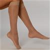 DermaSilk - Gambaletti Piqué a compressione graduata - Classe 1 (15-21 mmHg) - 1 Paio (M, Bianco)