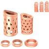 Dstymkler Set di Anelli Traspiranti e Confortevoli da Uomo per prevenire riposizionamenti, Aumentare la Resistenza, Feste di Addio al Celibato, Giochi da Camera, Set 5 Pezzi