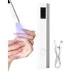 Generic Lampada UV per unghie - Lampada UV portatile per smalto gel | Display a LED, asciugatrice ricaricabile con 2 timer per una rapida estensione delle unghie, decorazione con colla con strass