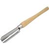 Generic Attrezzi per tornitura del legno, scalpello per sgorbia per sgorbia - Raschietto semicircolare di alta qualità per fai da te, falegname o hobbista - Manico in legno