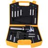 Lylithuif Set di frese per alesatura CNC ad alta precisione 40CR MT4 F1 18 Kit di utensili per fresatura 12 pezzi F1 75mm per la lavorazione di fori di precisione nelle fresatrici CNC