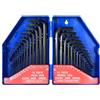 WORKPRO WP222018 - Set di 30 chiavi a brugola professionali CR-V metriche/pollici