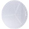 CTIRCHIU Compasso per Lavorazione del Legno in Acrilico Bianco Righello Trasparente 20cm per Tornitura di Ciotole e Tronchi Uso Domestico e Musicale