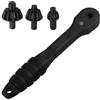 Generico Drill Chuck Ratchet Spanner, Quick Change Adapter Wrench, Enhanced Comfort, Excellent Construction, Portable Double Head Ratchet for Car Repair, Bikes Maintenance