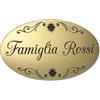 Il Macchia Targa per porta ingresso con incisione personalizzata targhetta fuoriporta in laminato plastico Oro spazzolato per porte casa ufficio negozio azienda albergo personalizzabile con nome logo ecc