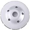 Yanmis Disco abrasivo, disco diamantato doppio disco diamantato doppia 65Mn per levigatrice per pietre, asfalto, ceramica, smerigliatrice angolare(125mm)