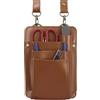 Generico Fondina Per In Pelle PU - Da 19x13,5 Cm, Per Attrezzi Da Giardinaggio | Borsa Per Parrucchiere | Porta Cesoie Da Potatura Per Fiorista, Organizer, Parrucchiere, Cint