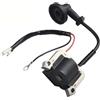 GTWSQQ 1 bobina di accensione da 52 mm, motore a 2 tempi, motosega for decespugliatore, tosaerba, parti, attrezzi giardino, accessori