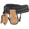 Generic Borsa per Attrezzi, Cintura per Attrezzi Tessuto Oxford 1200D Staccabile Comodo 12 Tasche Resistenza all'usura con Supporto per Martello per Edilizia per Falegname