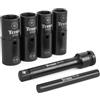 Titan 21126 - Set di 6 chiavi a bussola, attacco da 1/2