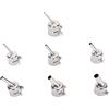 Generic Punte per Bocca della Pistola Termica Ugelli per Pistola Termica Curvi da 45 Gradi 7 Pezzi Ad Alta Precisione per la Serie 850 850A 852