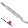ArhaR Utensile per tornitura del legno Utensile per scalpello per tornio con punta scavatrice per mini raggio in metallo duro Barra per utensili per tornio da 7,87 pollici con inserto in metallo duro