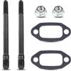 AUMEL Kit bulloni prigionieri marmitta per Husqvarna 61 266 66 162 501686501 503222302 5Mx6M.