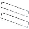 AAAQQ Catena per motosega a denti salta da 61 cm, 050 3/8 81DL, adatta per Echo CS-600P Jonsered 2260 Craftsman Pro-55 (2 catene)