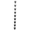 Generic Catena di Pioggia, Robusto 3,3 Piedi Decorativo Giardino Catcher di Acqua Piovana per Giardino (B)