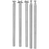 Generico Set 5 Pezzi Punte per Incisore Elettrico in Metallo Argento per Intaglio su Legno e Plastica, Facile da Usare e Non Bloccante, per Arti e Mestieri