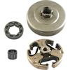 LIWaaGe Kit pignone tamburo frizione 3/8 8T for motoseghe Hus 272 272XP 268 266 66 61 (Motosierra Gasolina 501831504)