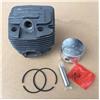 StwkMu 6200 G620 Set cilindro motosega diametro 47,5 mm adatto for G620PU G621 62 CC MOTOSEGA RC ZYLINDER SET ANELLI PISTONE PERNO CLIP ASSEMBLAGGIO