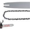 Aporozona Barra per motosega da 35,6 cm e catena di ricambio per motosega, barra guida da 35,6 cm per Stihl MS170, MS 171, MS180, MS180C-BE, MS250, MS181, MSE141, MS200, MS200T, MS201T, MSA 200 C-B 50 D Link, 3