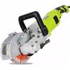 CHIMHOON Fresa elettrica da 4000 W, fresatrice da parete, fresatrice da parete con 5 lame da 7500 giri/min, macchina da 220 V, adatta per calcestruzzo in granito di marmo